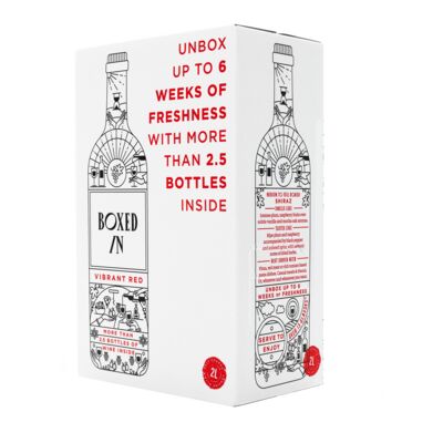 Boxed In Vibrant Red Shiraz 2l Each | Liquorland