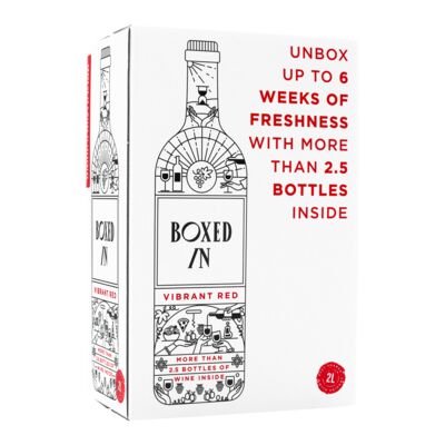 Boxed In Vibrant Red Shiraz 2l Each | Liquorland