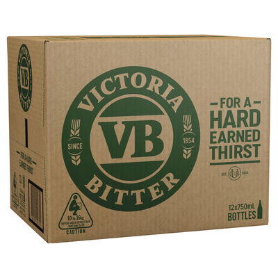Victoria Bitter Bottle 750mL Carton 12 | undefined
