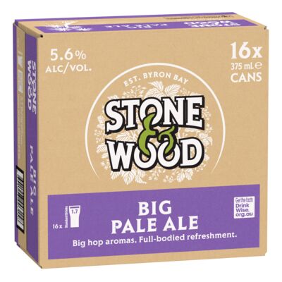 Stone Wood Hinterland Big Pale Ale Can 375mL Carton 16 | Liquorland