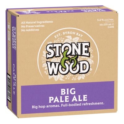 Stone Wood Hinterland Big Pale Ale Can 375mL Carton 16 | Liquorland