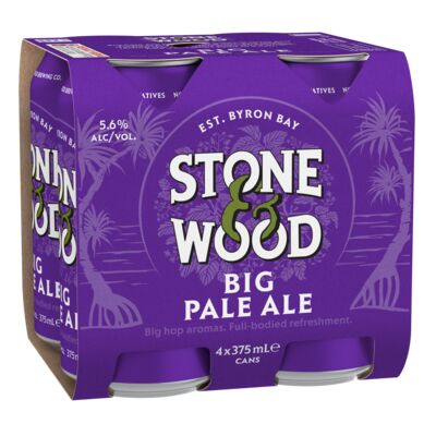 Stone Wood Hinterland Big Pale Ale Can 375mL Pack 4 | Liquorland