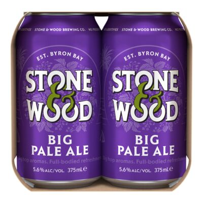 Stone Wood Hinterland Big Pale Ale Can 375mL Pack 4 | Liquorland