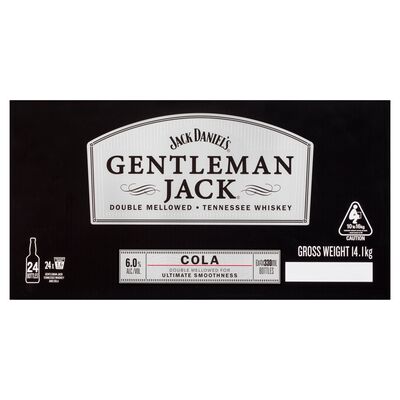 Jack Daniels Gentleman Jack Cola Bottle 330mL Carton 24 | Liquorland