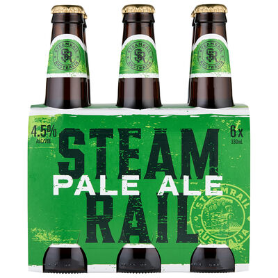 Steamrail Pale Ale Bottle 330mL Pack 6 | Liquorland