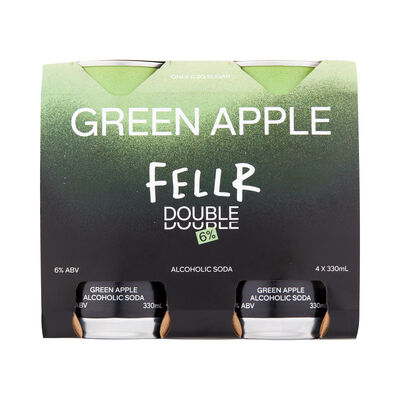 Fellr Double Green Apple 6 Can 330mL Pack 4 | Liquorland
