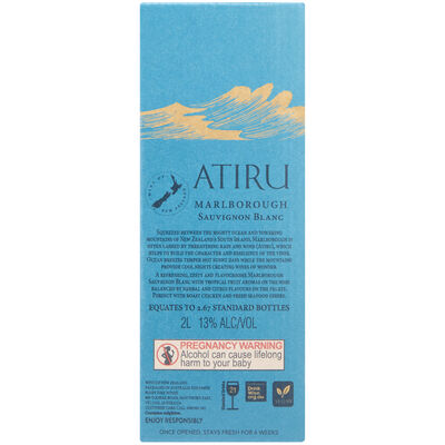 Atiru Marlborough Sauvignon Blanc Cask 2l Each | Liquorland