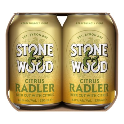 Stone Wood Citrus Radler Can 330mL Pack 4 | Liquorland