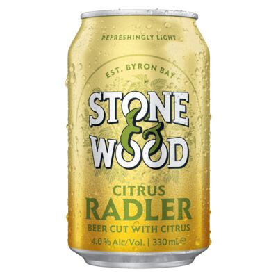 Stone Wood Citrus Radler Can 330mL Each | Liquorland
