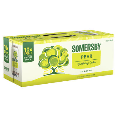 Somersby Pear Cider Can 375mL 10pk Pack 10 | undefined