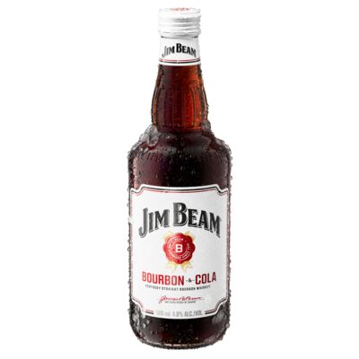 Jim Beam White Cola Bottle 500mL Each | Liquorland