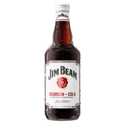 Jim Beam White Cola Bottle 500mL Each | Liquorland