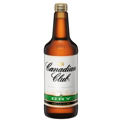 Canadian Club Dry Bottle 500mL Carton 12 | Liquorland