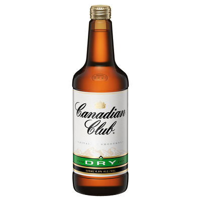 Canadian Club Dry Bottle 500mL Each | Liquorland
