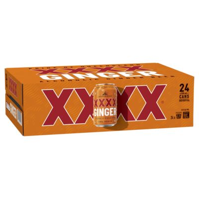 Xxxx Ginger Beer Can 330mL Carton 24 | Liquorland