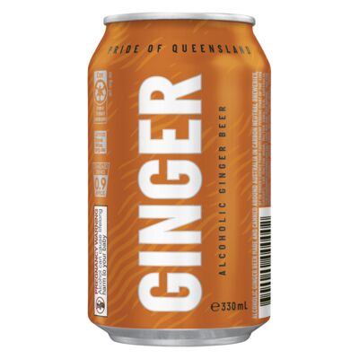 Xxxx Ginger Beer Can 330mL Each | Liquorland