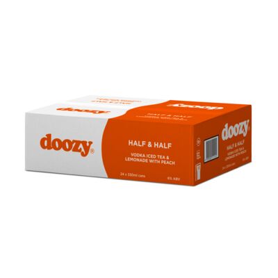 Doozy Vodka Iced Tea Peach Can 330mL Carton 24 | Liquorland