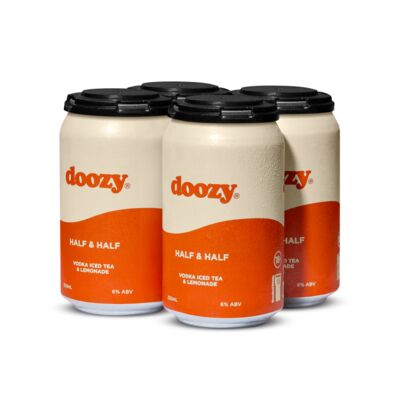 Doozy Vodka Iced Tea Peach Can 330mL Pack 4 | Liquorland