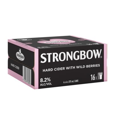 Strongbow Hard Cider With Wild Berries Can 375mL Carton 16 | Liquorland
