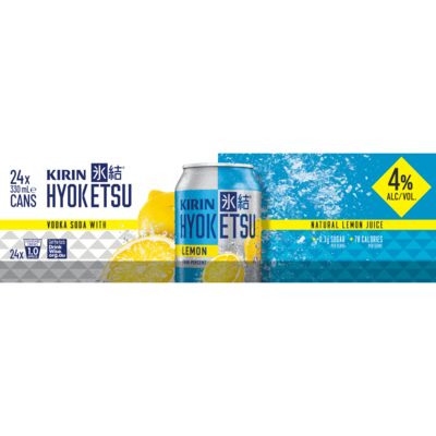 Kirin Hyoketsu Lemon 4 Can 330mL Carton 24 | Liquorland