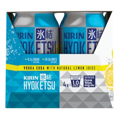 Kirin Hyoketsu Lemon 4 Can 330mL Pack 4 | Liquorland