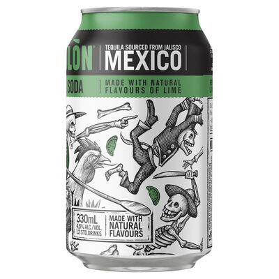 Espolon Lime Soda Can 330mL Each | Liquorland