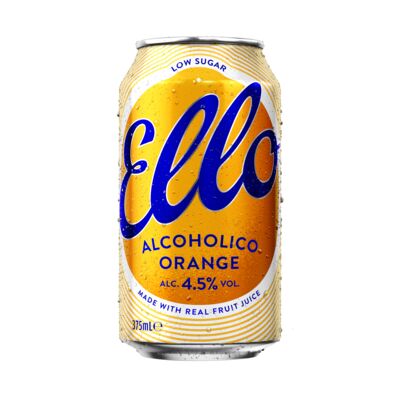 Ello Vodka Alcoholico Orange 4 5 Can 375mL Each | Liquorland