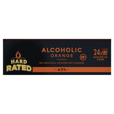 Hard Rated Orange Can 375mL Carton 24 | Liquorland