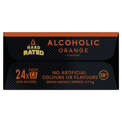 Hard Rated Orange Can 375mL Carton 24 | Liquorland