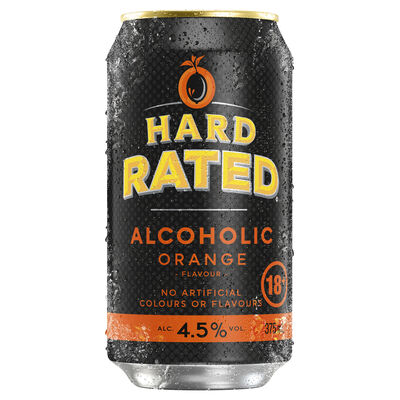 Hard Rated Orange Can 375mL Each | Liquorland