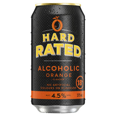 Hard Rated Orange Can 375mL Each | Liquorland
