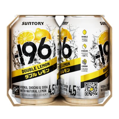  196 Double Lemon 4 5 Can 330mL Pack 4 | Liquorland