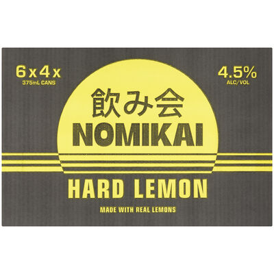 Nomikai Alcoholic Lemon Can 375mL Carton 24 | Liquorland