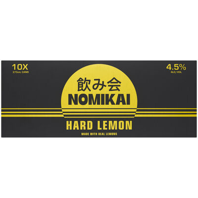 Nomikai Alcoholic Lemon Can 375mL 10pk Pack 10 | Liquorland