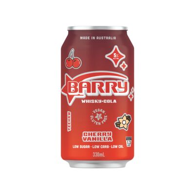 Barry Cherry Vanilla Cola Can 330mL Each | Liquorland