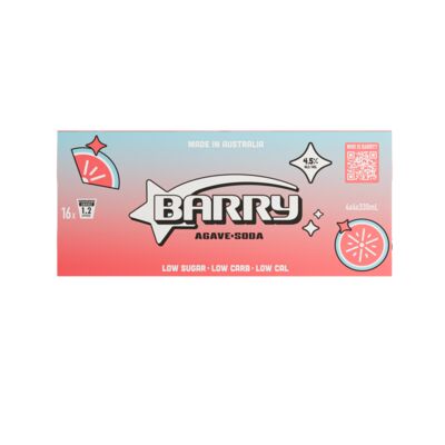 Barry Grapefruit Paloma Can 330mL Carton 16 | Liquorland