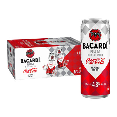Bacardi Coca Cola Can 330mL Carton 24 | Liquorland