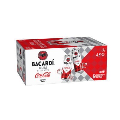 Bacardi Coca Cola Can 330mL Carton 24 | Liquorland