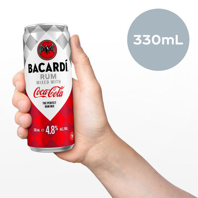 Bacardi Coca Cola Can 330mL Pack 4 | Liquorland