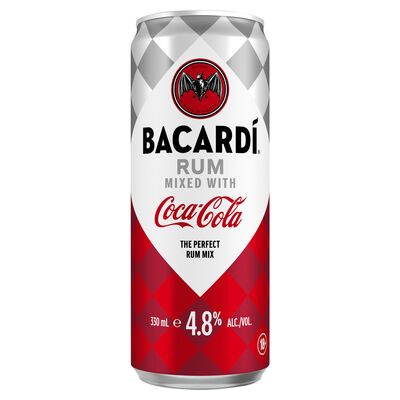 Bacardi Coca Cola Can 330mL Each | Liquorland