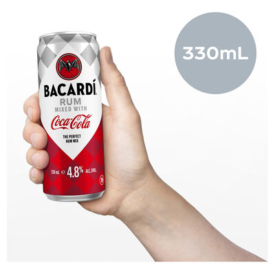 Bacardi Coca Cola Can 330mL Each | Liquorland