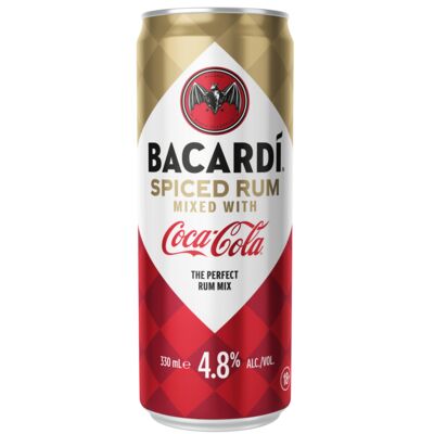 Bacardi Spiced Coca Cola Can 330mL Each | Liquorland