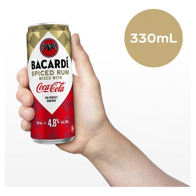 Bacardi Spiced Coca Cola Can 330mL Each | Liquorland
