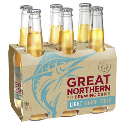 Great Northern Light Bottle 330mL Pack 6 | Liquorland