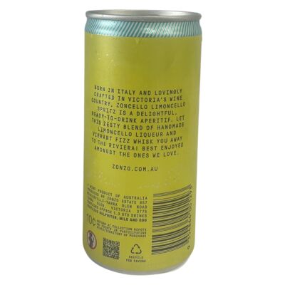 Zoncello Limoncello Spritz Can 200mL Each | Liquorland