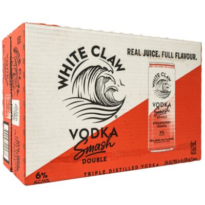White Claw Smash Strawberry And Guava Can 330mL Carton 24 | Liquorland