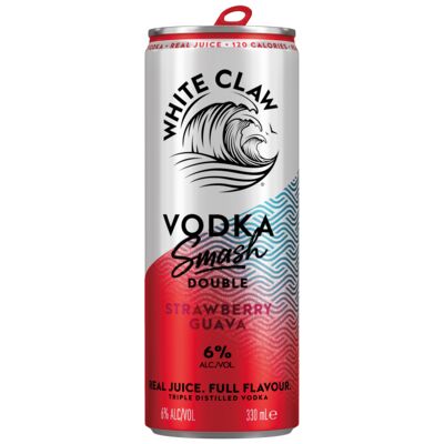 White Claw Smash Strawberry And Guava Can 330mL Each | Liquorland