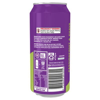 Smirnoff Crush Passionfruit Guava 6 Can 440mL Each | Liquorland
