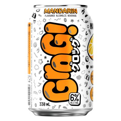 Grog Mandarin Sochu Vodka Soda Can 330mL Each | Liquorland