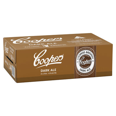 Coopers Dark Ale Can 375mL Carton 24 | Liquorland